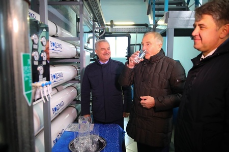 Владимир Ружицкий проверил качество воды после реконструкции ВЗУ-7 в Люберцах