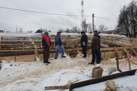 Рузские партийцы провели мониторинг строительства газовой котельной