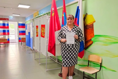 Наталья Абросимова: Сегодня я голосовала за дальнейшее развитие нашего города и региона
