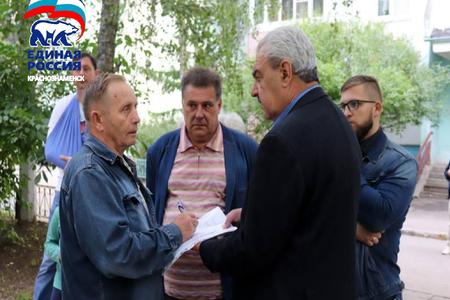 Проведена встреча с жителями